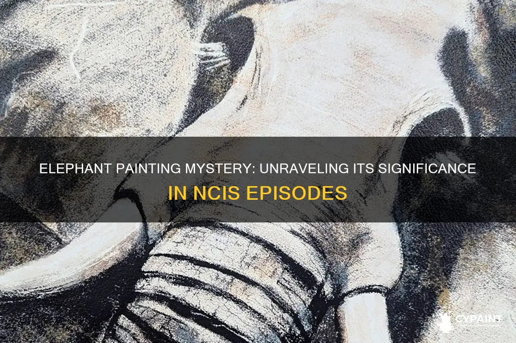 what the significance of the elephant painting ncis