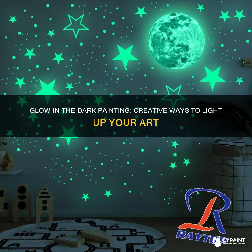 what things can i paint glow in the darm