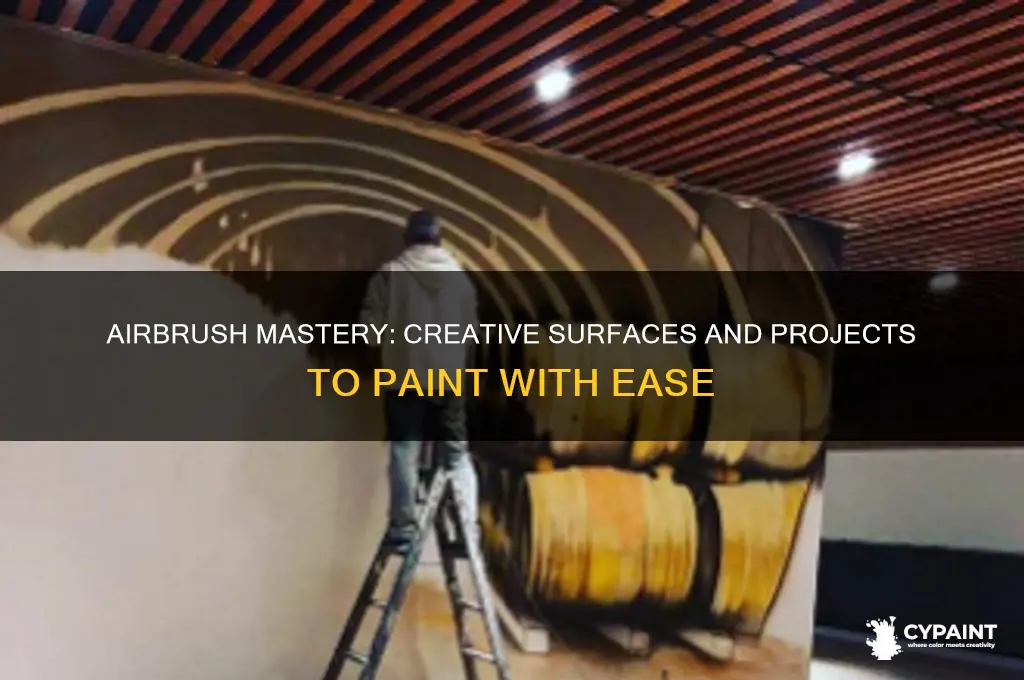 what things do you paint with an airbrush
