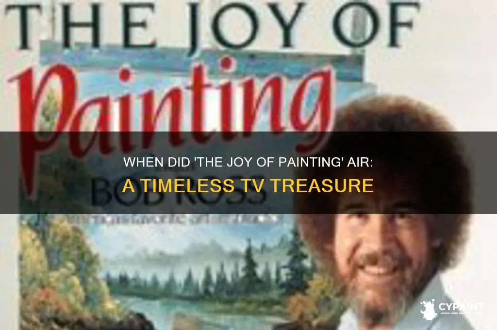 what time did the joy of painting air