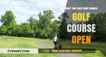 Paint Branch Golf Course Opening Hours: Start Your Day on the Greens