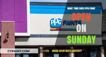 PPG Paints Sunday Hours: Opening Time Guide for Weekend Shoppers