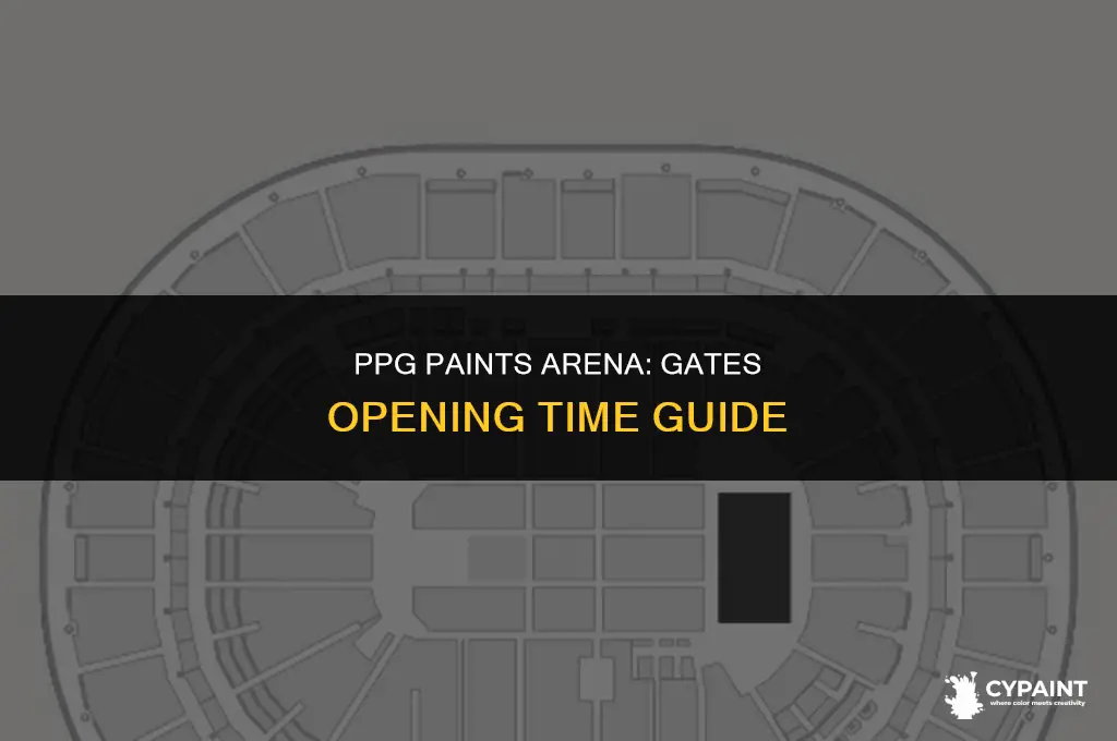 what time does the gates open at ppg paints arena