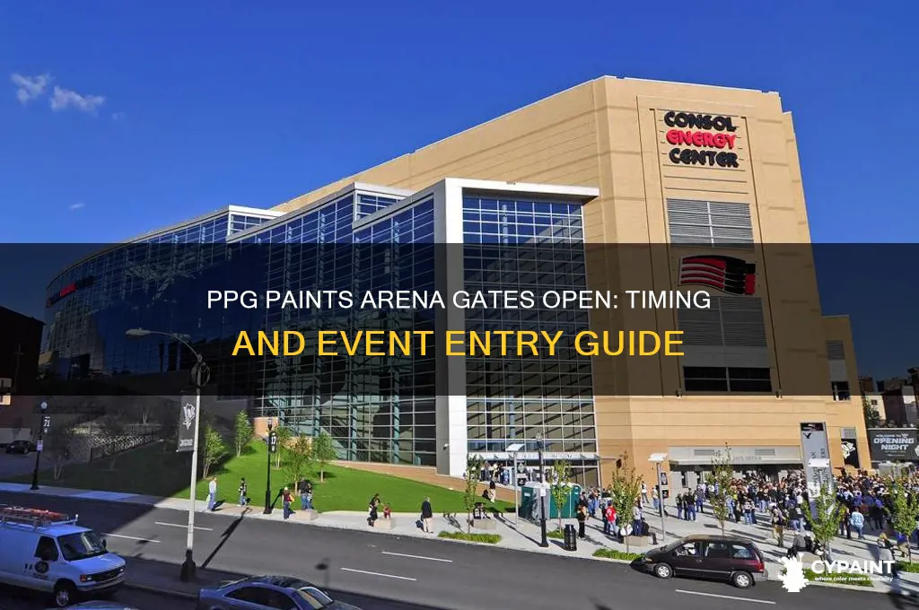 what time gates open at ppg paints arena