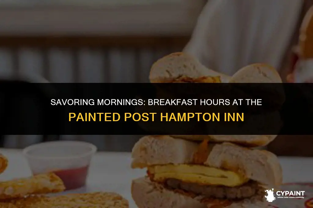 what time is breakfast at the painted post hampton inn