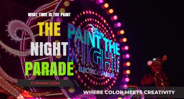 Paint the Night Parade Time: When to Catch the Magic