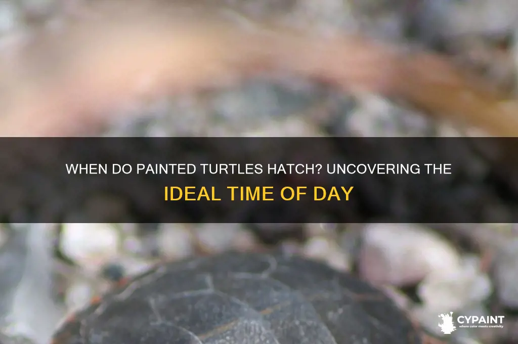what time of day do painted turtles hatch