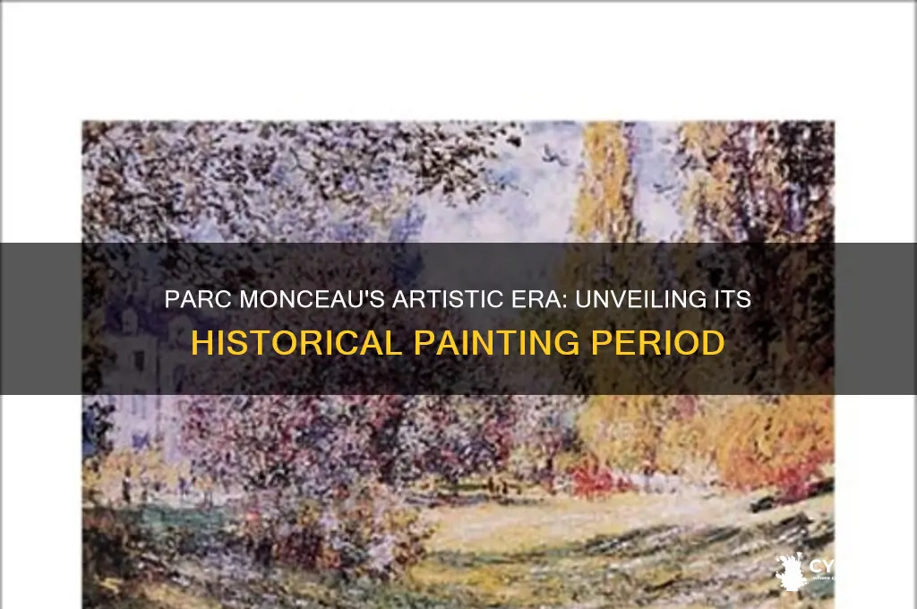 what time of painting was the parc monceau