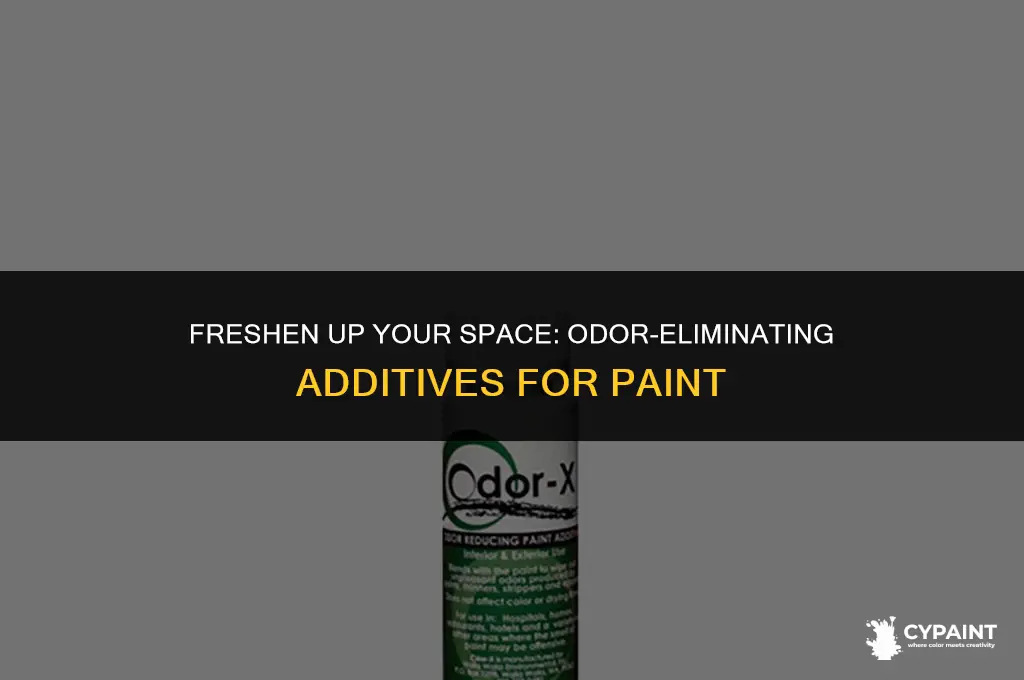 what to add to paint to eliminate odor of paint