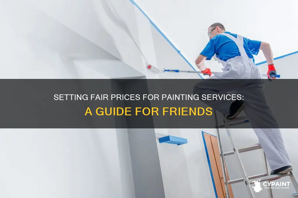 what to charge for painting for a friend