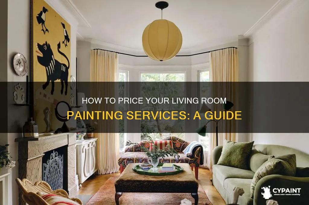 what to charge to paint a living room