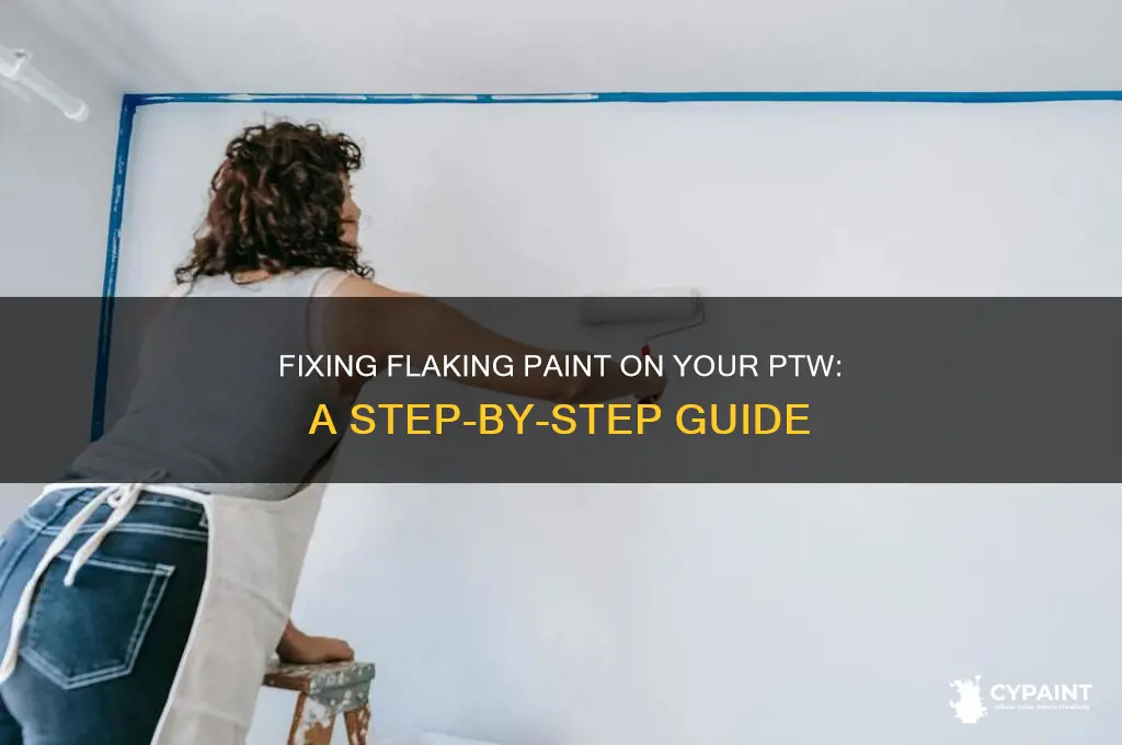 what to do about flaking paint on ptw
