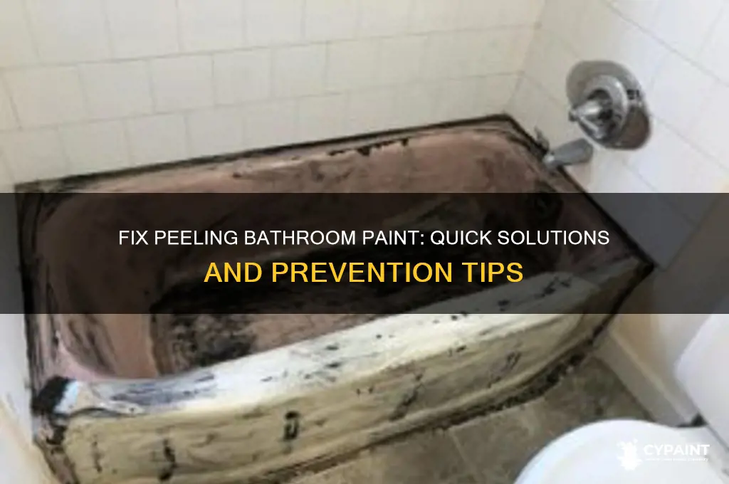 Peeling Paint In Bathroom