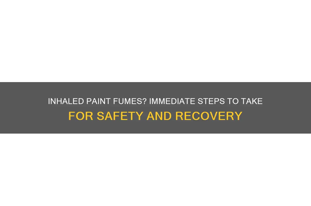 what to do after inhaling paint fumes