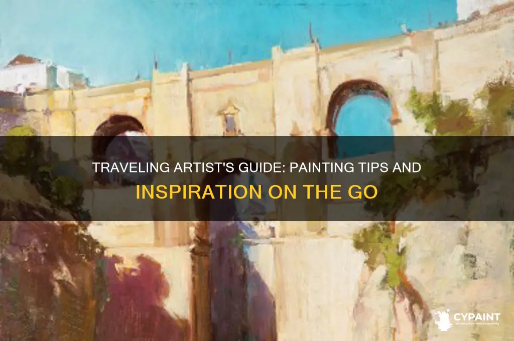 what to do as a painter while travelling