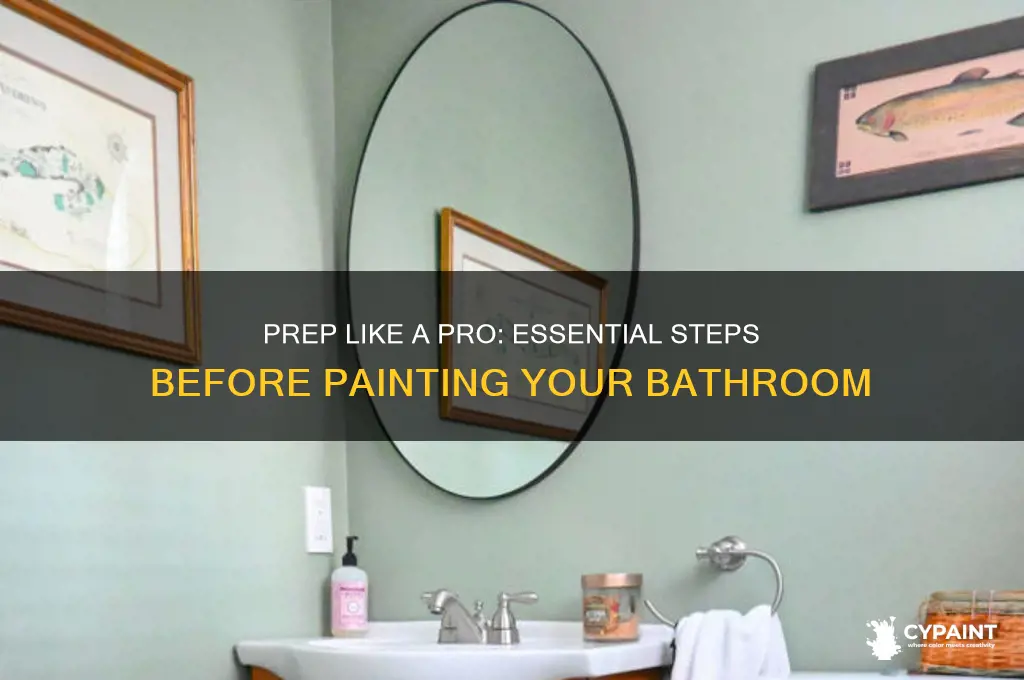 what to do before i paint a bathroom
