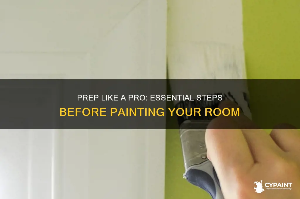 what to do before you paint a room