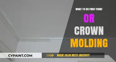 Paint or Crown Molding: Which Should You Tackle First?