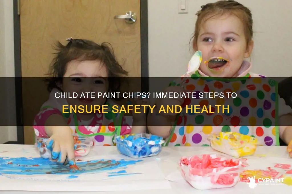 what to do if child eats paint chips