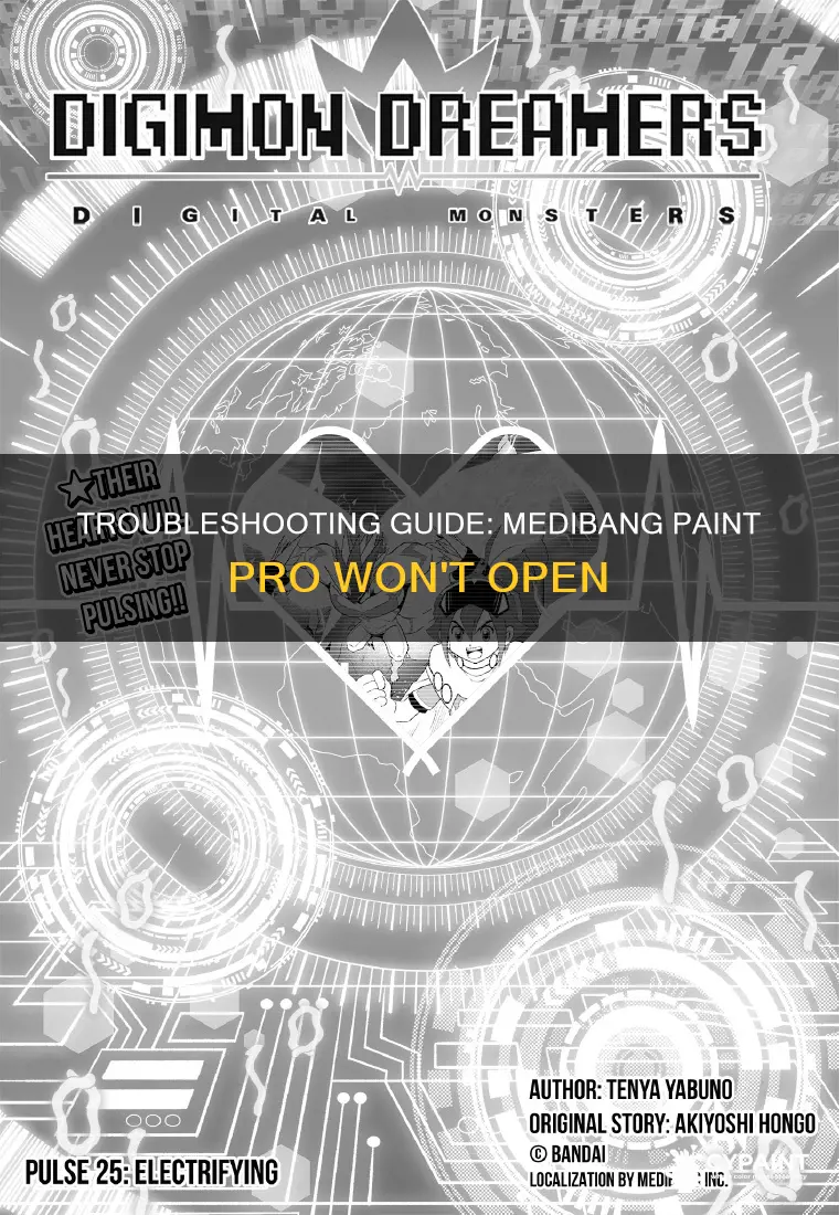what to do if medibang paint pro wont open