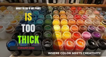 Thick Paint Problems: Easy Solutions to Try Now