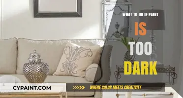 Lighten Up: Quick Fixes for Paint That's Too Dark