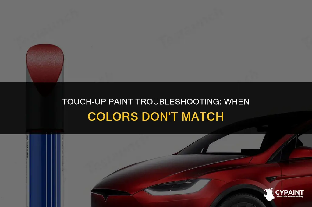 what to do if touch up paint doesn