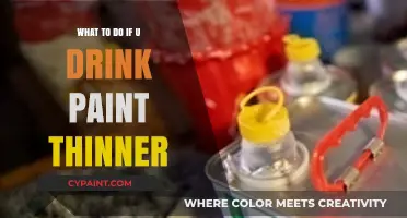 Accidentally Ingested Paint Thinner? Immediate Steps to Take and When to Seek Help