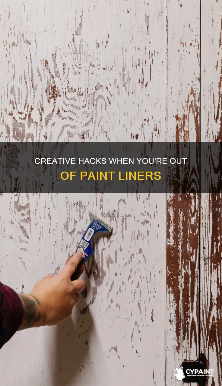 what to do if you dont hablve paint liner