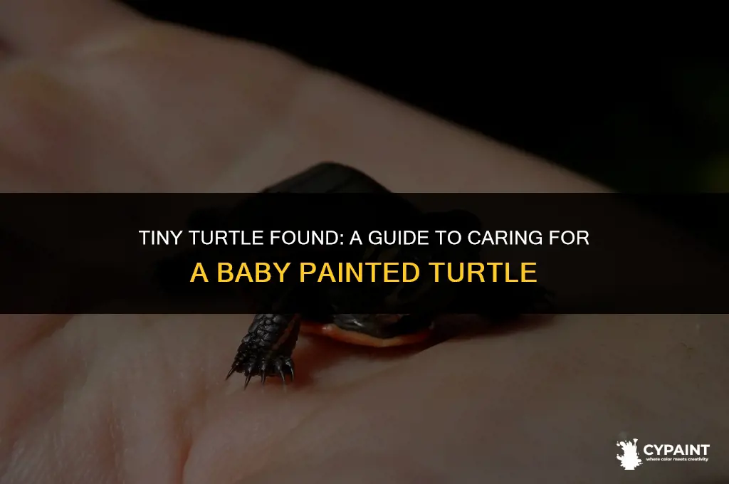what to do if you find a baby painted turtle