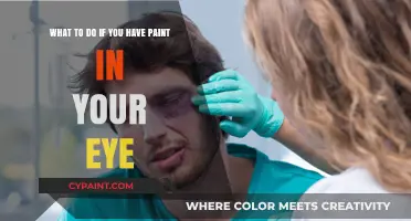 Oops! Paint in Your Eye? Here's What to Do Next