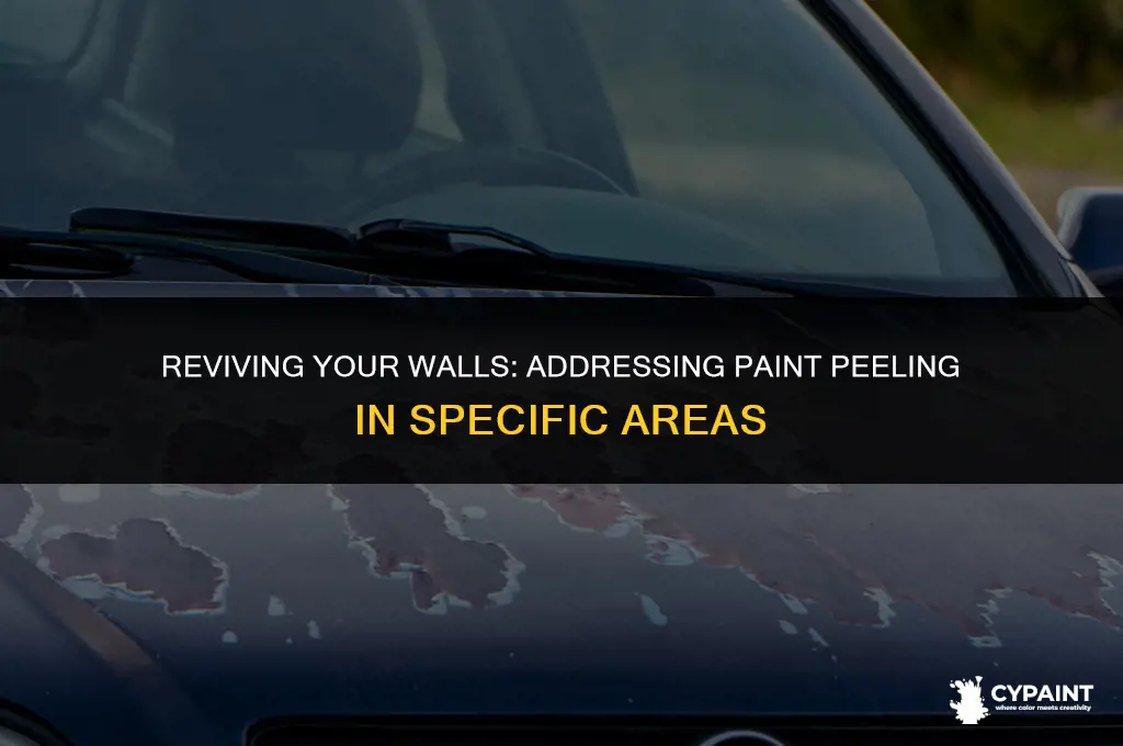 what to do it some paint peeling other area ok