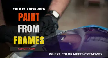 Quickly Fix Chipped Paint on Frames