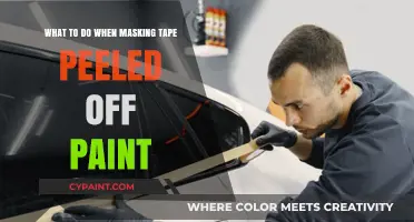Fixing Paint Peel-off from Masking Tape