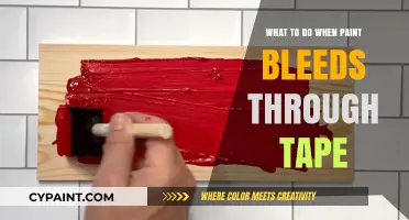 Fixing Paint Bleed: Tips to Prevent Tape Mishaps