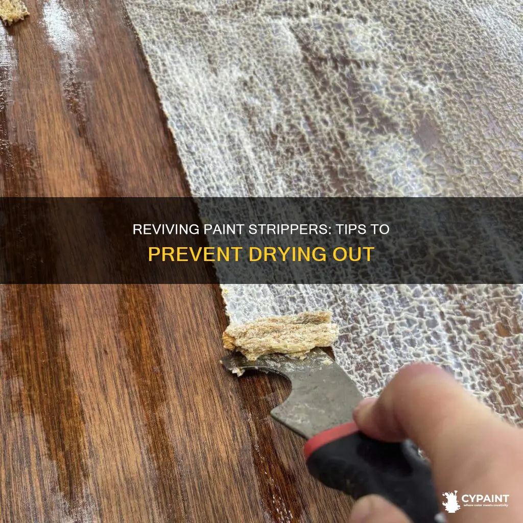 what to do when your paint stripper dries out