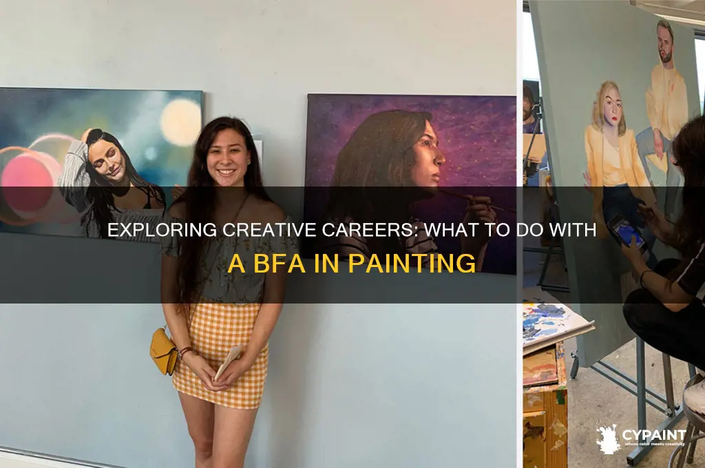 what to do with a bfa in painting