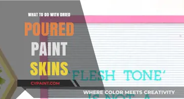 Creative Uses for Dried Paint Skins: Upcycling Art Studio Scraps