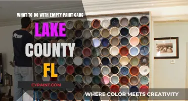 Creative Ways to Repurpose Empty Paint Cans in Lake County, FL