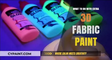 Creative Uses for Extra 3D Fabric Paint: Fun DIY Ideas