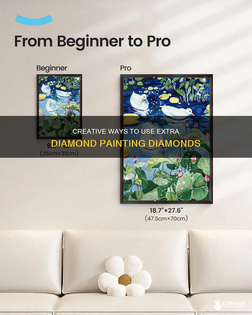 what to do with extra diamonds from diamond painting