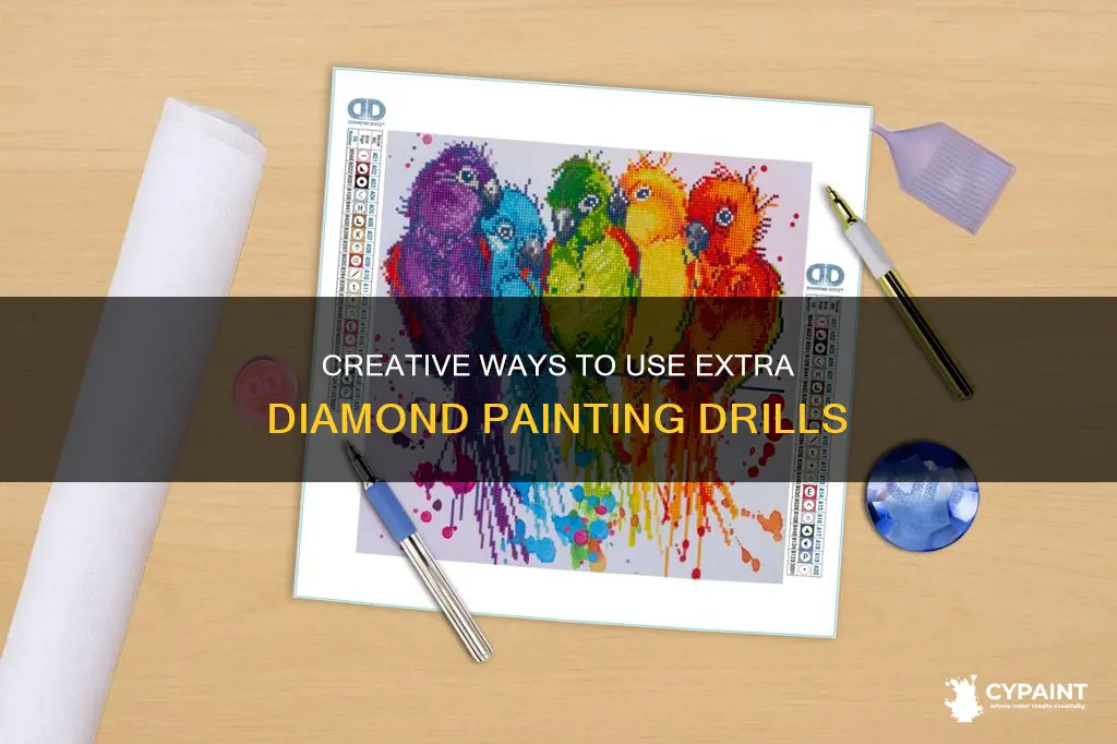 what to do with extra drills from diamond painting