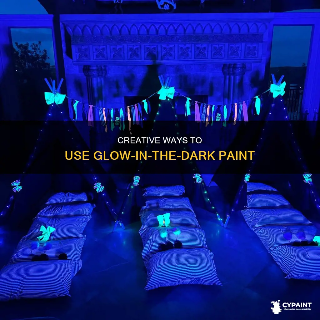 what to do with glow in the dark paint
