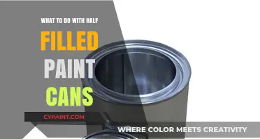 Creative Solutions for Your Half-Filled Paint Cans Dilemma
