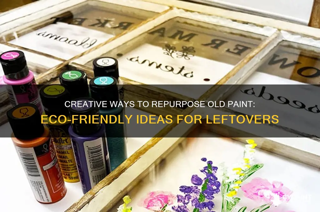 what to do with junk oul pased paint