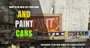 Creative Ways to Repurpose Leftover Paint and Paint Cans