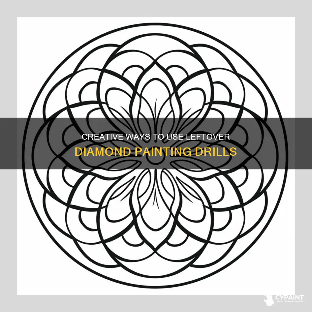 what to do with left overs after diamond painting