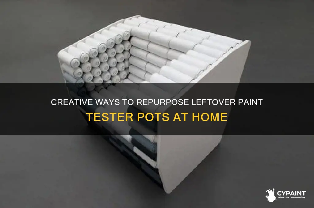 what to do with leftover paint tester pots