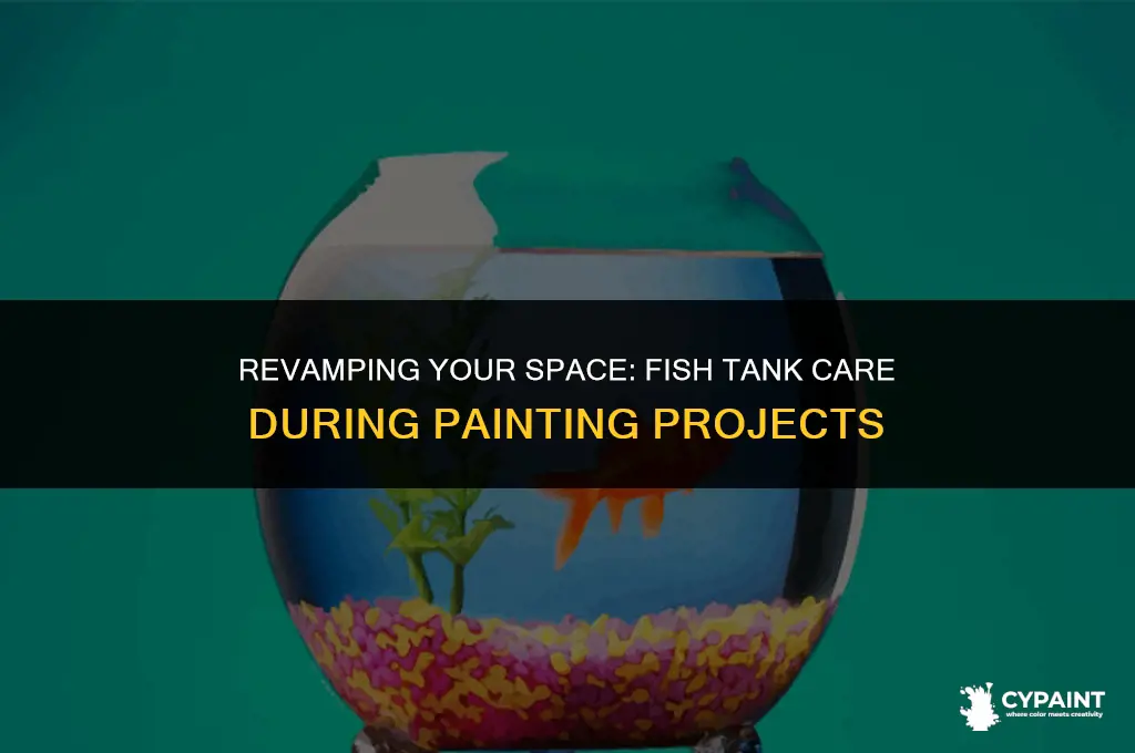 what to do with my fish tank when i paint