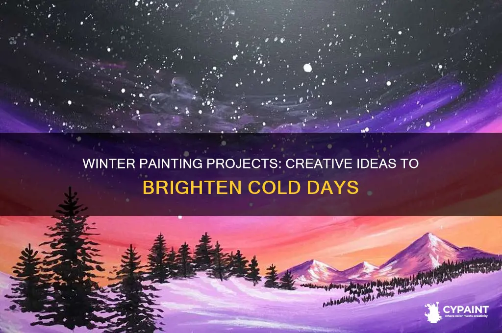 what to do with paint in the winter